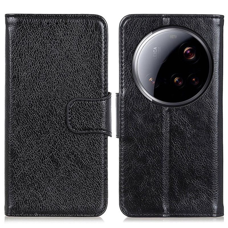 Skyddsfodral Xiaomi 15 Ultra Nappaläderstruktur