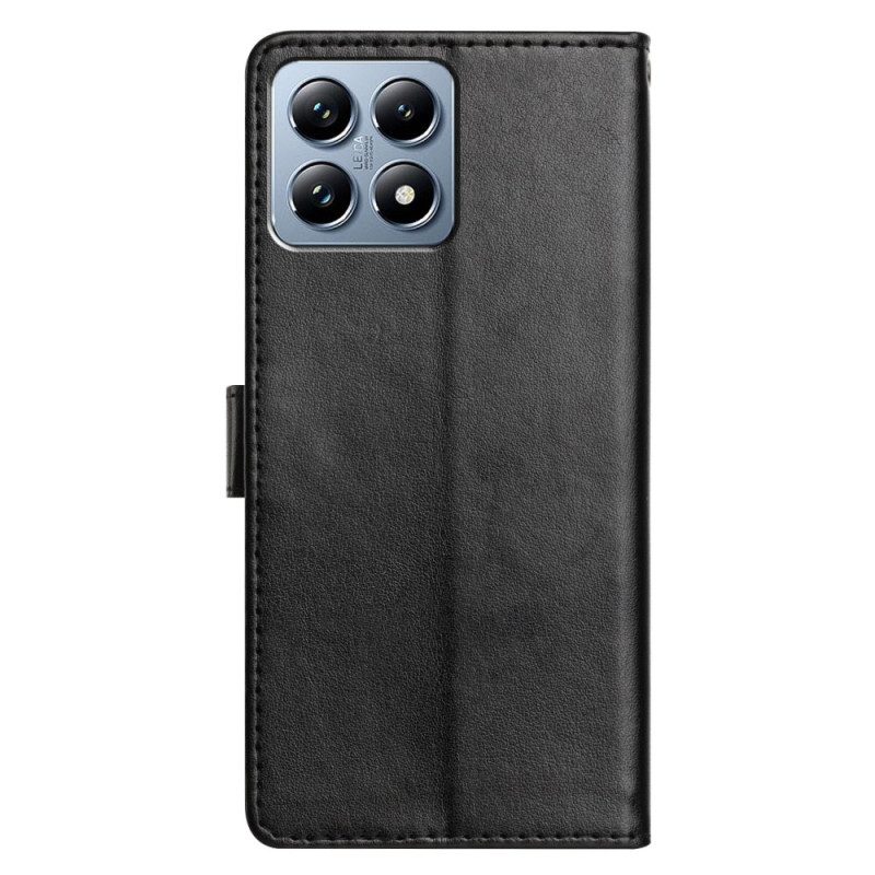 Skyddsfodral Xiaomi 15t Enfärgad Med Rem