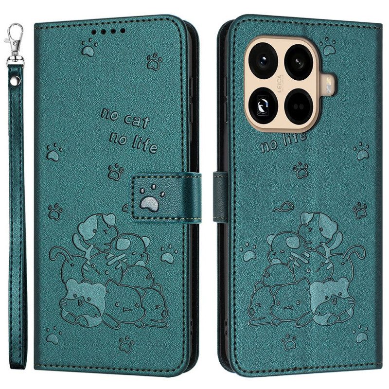 Skyddsfodral Xiaomi 15t Kattpinne Med Rem