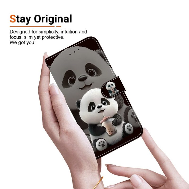 Skyddsfodral Xiaomi 15t Pandamönster