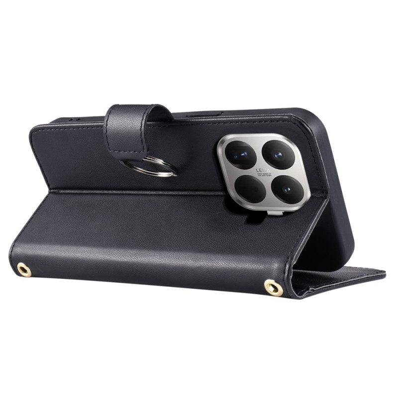 Skyddsfodral Xiaomi 15t Pro Quiltat Med Remmar