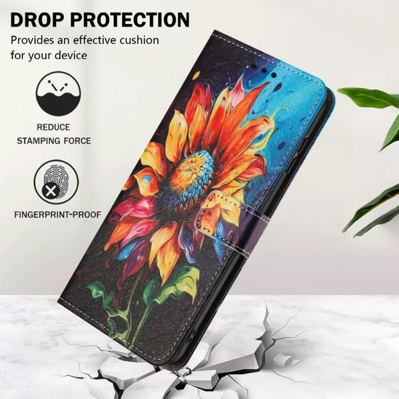 Skyddsfodral Xiaomi 15t Solrosor