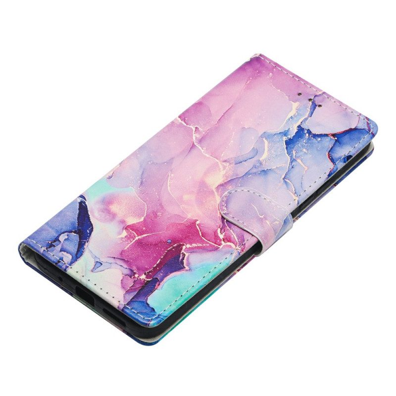Skyddsfodral Xiaomi 17 Grön Och Rosa Marmor