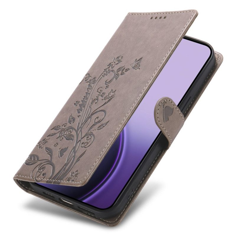 Skyddsfodral Xiaomi 17 Pro Blommigt Fjärilsmönster