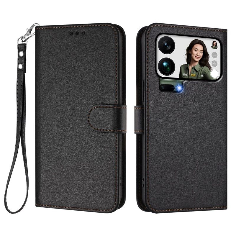 Skyddsfodral Xiaomi 17 Pro Max Enkel Lädereffekt
