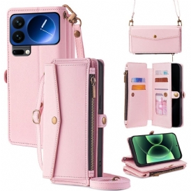 Skyddsfodral Xiaomi 17 Pro Plånbok Med Axelrem