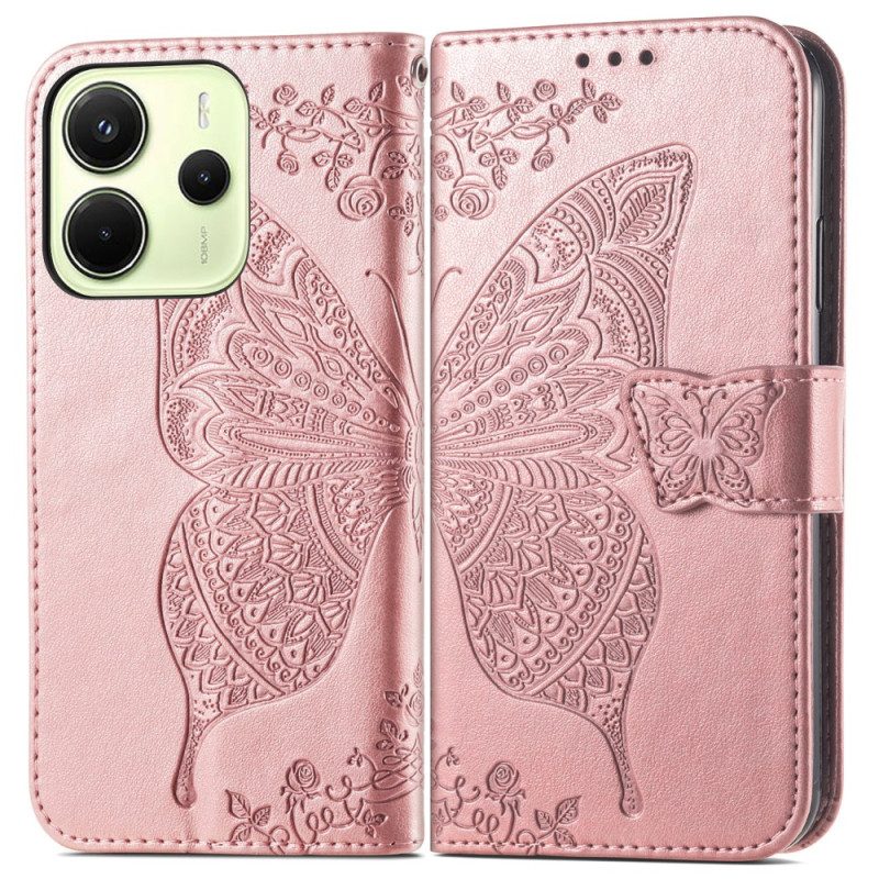 Skyddsfodral Xiaomi Redmi Note 14 4g Barock Fjäril