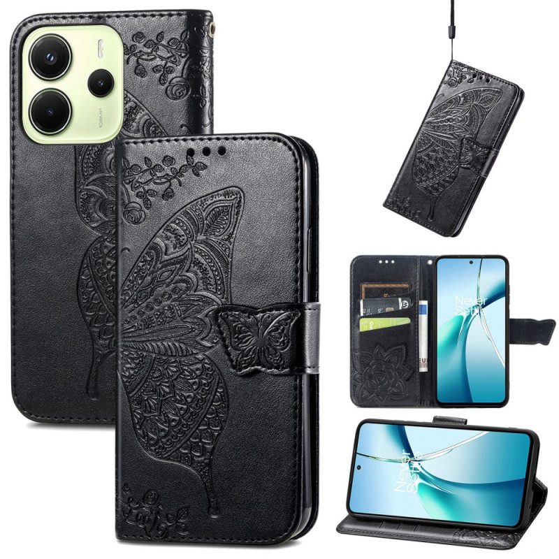 Skyddsfodral Xiaomi Redmi Note 14 4g Barock Fjäril