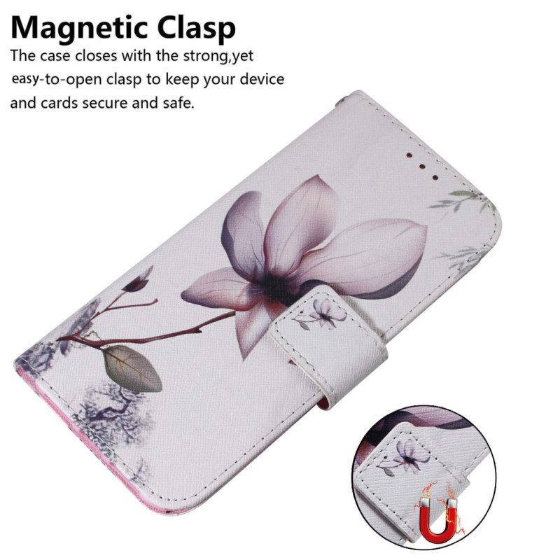 Skyddsfodral Xiaomi Redmi Note 14 4g Rosa Blomma
