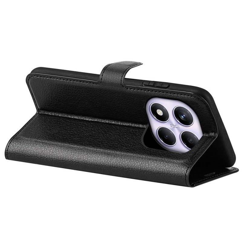 Skyddsfodral Xiaomi Redmi Note 14 Pro 4g Klassisk Litchi-imitation