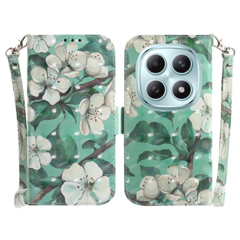 Skyddsfodral Xiaomi Redmi Note 15 5g Akvarellblommor