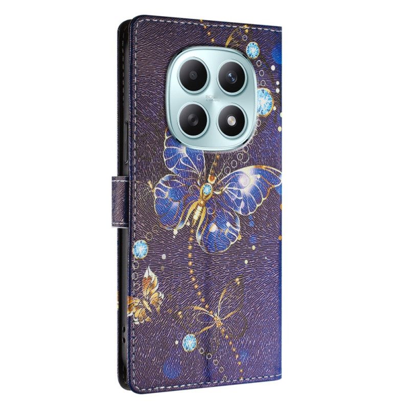 Skyddsfodral Xiaomi Redmi Note 15 5g Blå Fjäril
