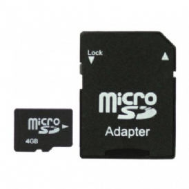 4Gb Micro Sd-Kort Med Sd-Adapter