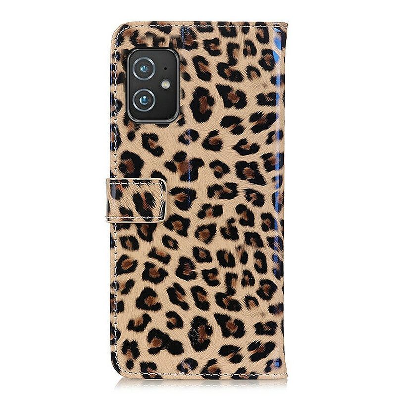 Fodral För Asus Zenfone 8 Enkel Leopard