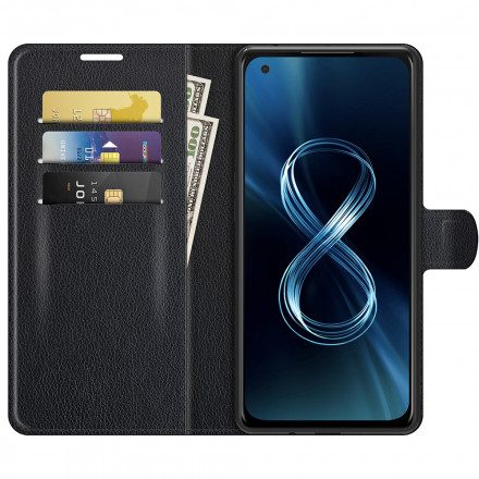 Fodral För Asus Zenfone 8 Klassiskt Konstläder