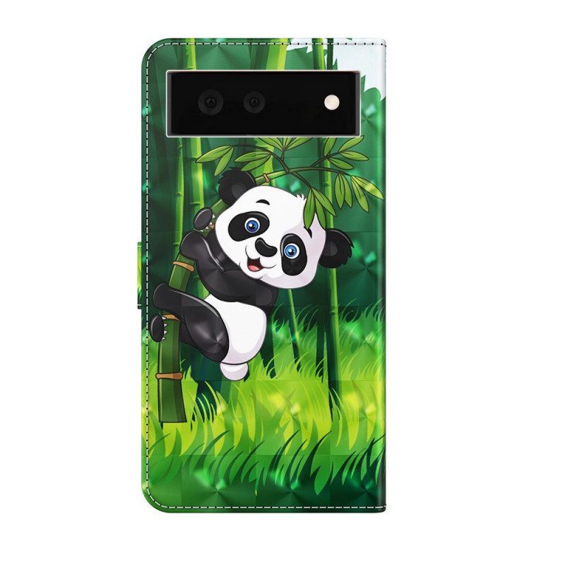 Fodral För Google Pixel 6 Panda Och Bambu