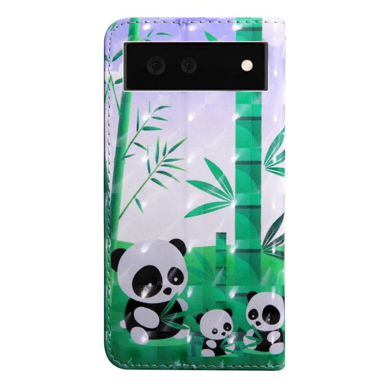 Fodral För Google Pixel 6 Pandafamiljen