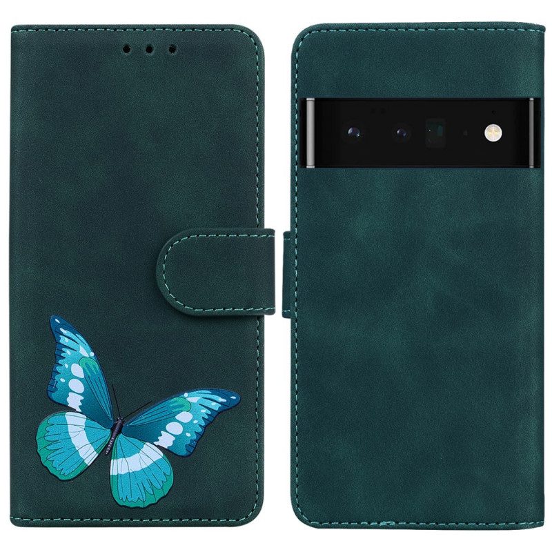 Fodral För Google Pixel 6 Pro Butterfly Skin-touch