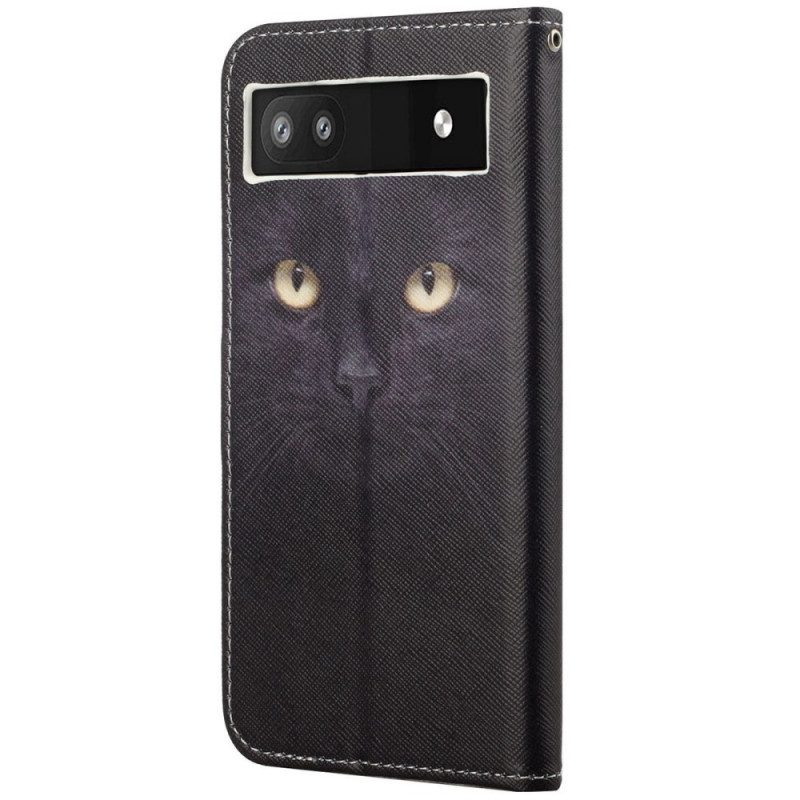 Fodral För Google Pixel 6A Med Kedjar Thong Cat Eyes