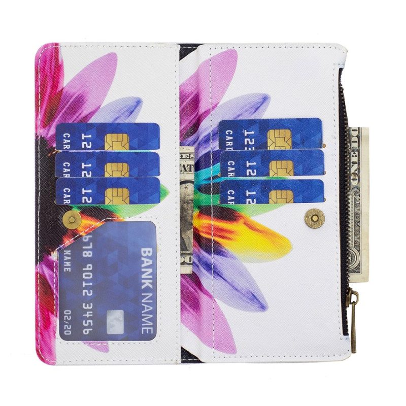 Fodral För Google Pixel 7 Plånboksfodral Blomsterplånbok