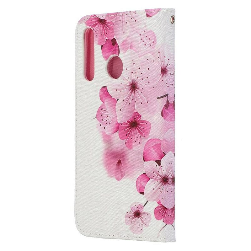 Fodral För Honor 20 Lite / 20e Med Kedjar Floral Discovery Med Rem