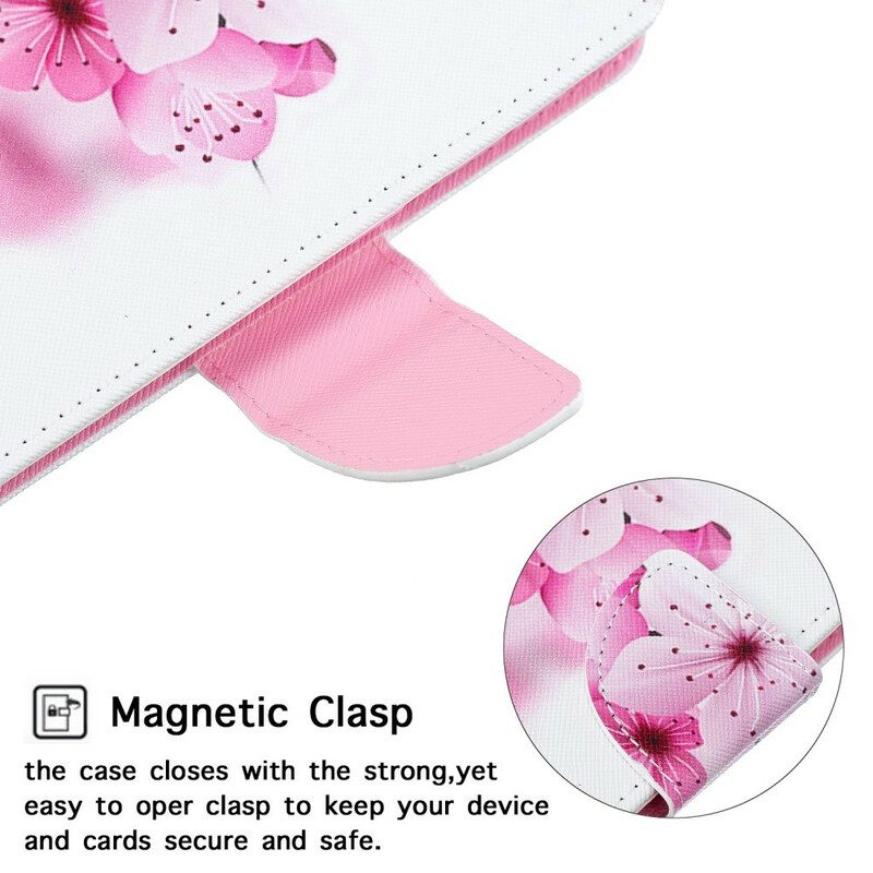 Fodral För Honor 20 Lite / 20e Med Kedjar Floral Discovery Med Rem