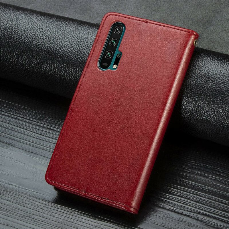 Fodral För Honor 20 Pro Faux Läder Och Vintagelås