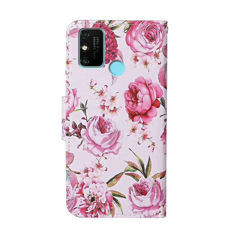 Fodral För Honor 9A Retro Liberty Blommor