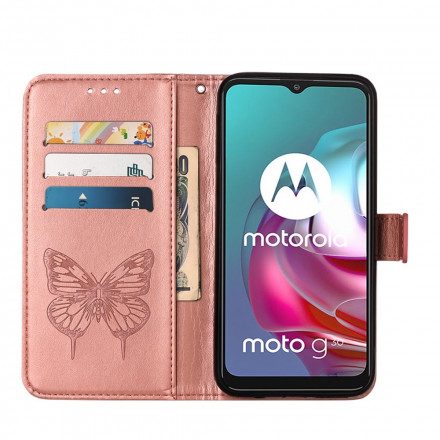 Fodral För Moto G10 / G30 Fjärilsdesign