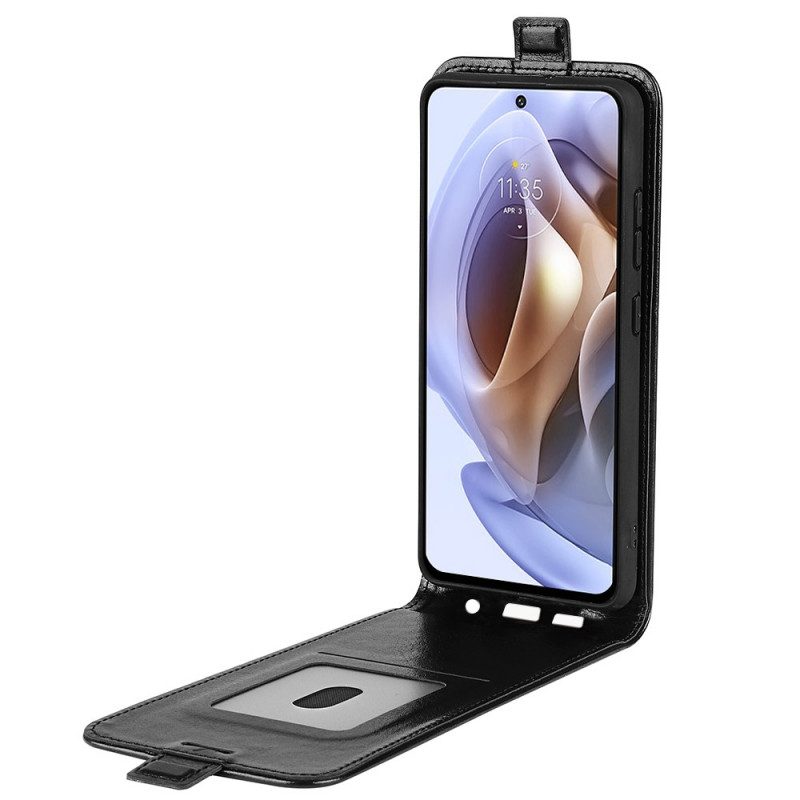 Fodral För Moto G31 / Moto G41 Folio-fodral Retrovikning