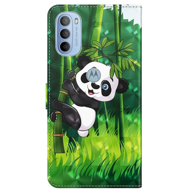 Fodral För Moto G31 / Moto G41 Panda Och Bambu