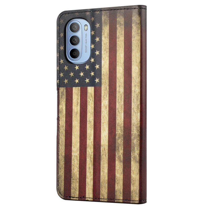 Fodral För Moto G31 / Moto G41 Usa Flagga