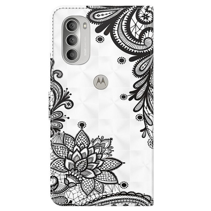 Fodral För Moto G51 5G Chic Spets