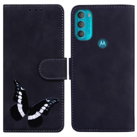 Fodral För Moto G71 5G Butterfly Skin-touch