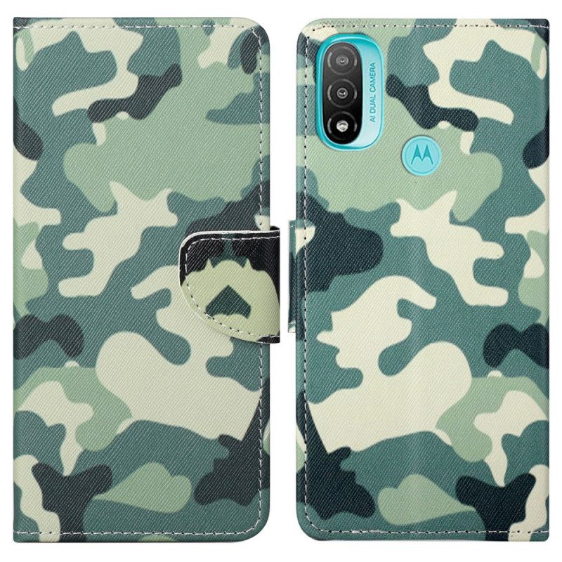 Fodral För Moto G71 5G Militärt Kamouflage