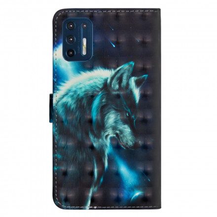 Fodral För Moto G9 Plus Majestic Wolf