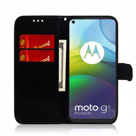 Fodral För Moto G9 Power Konstläderspegel