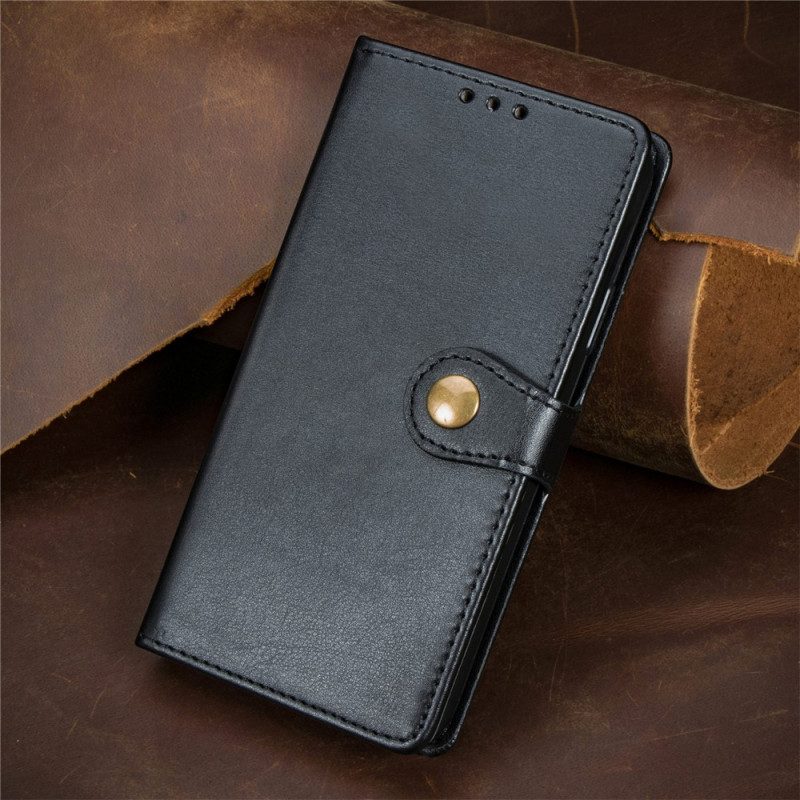 Fodral För Motorola Edge 20 Faux Läder Och Vintagelås
