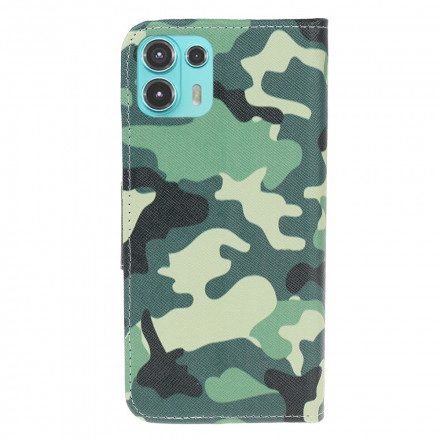 Fodral För Motorola Edge 20 Lite Militärt Kamouflage