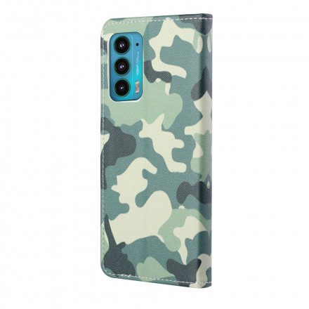 Fodral För Motorola Edge 20 Militärt Kamouflage