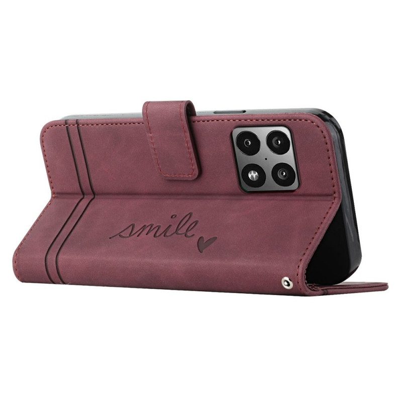 Fodral För OnePlus 10 Pro 5G Med Kedjar Smile Strappy