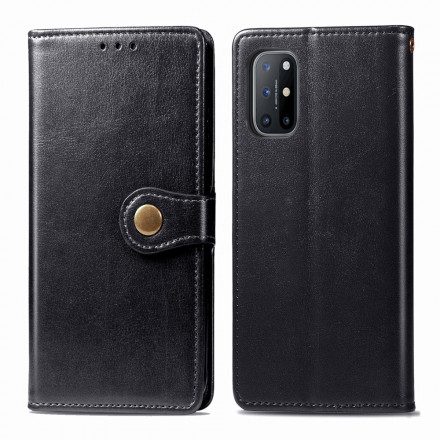 Fodral För OnePlus 8T Faux Läder Och Vintagelås