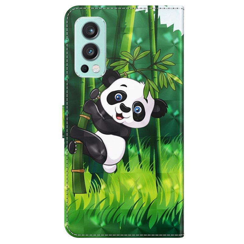 Fodral För OnePlus Nord 2 5G Panda Och Bambu