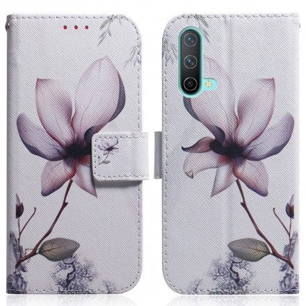 Fodral För OnePlus Nord CE 5G Gammal Rosenblomma