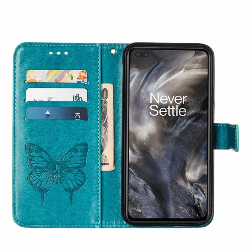 Fodral För OnePlus Nord Fjärilsdesign