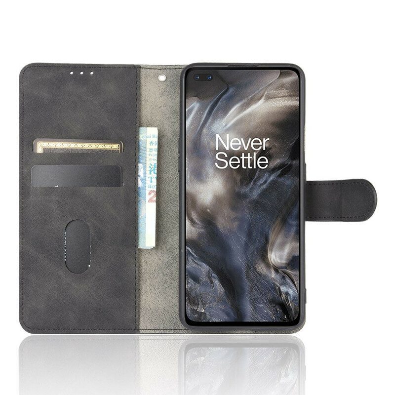 Fodral För OnePlus Nord Soft Touch Lädereffekt