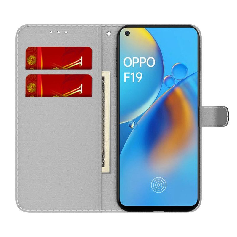 Fodral För Oppo A74 4G Abstrakt Mönster