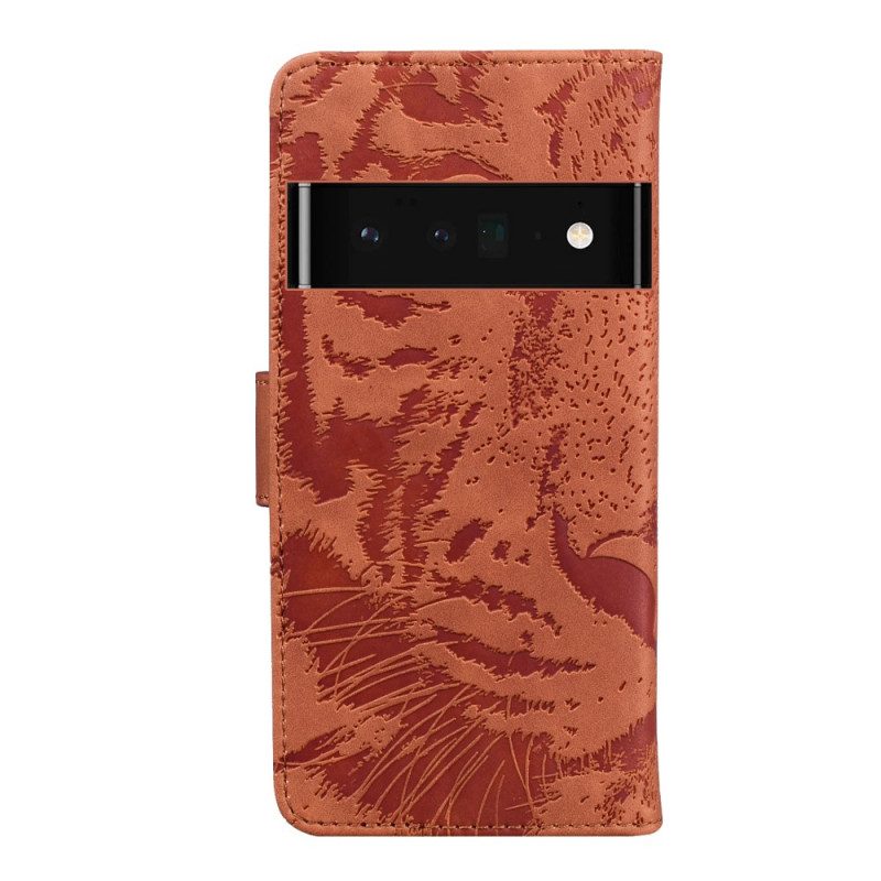 Fodral För Oppo A74 4G Tiger Face Print