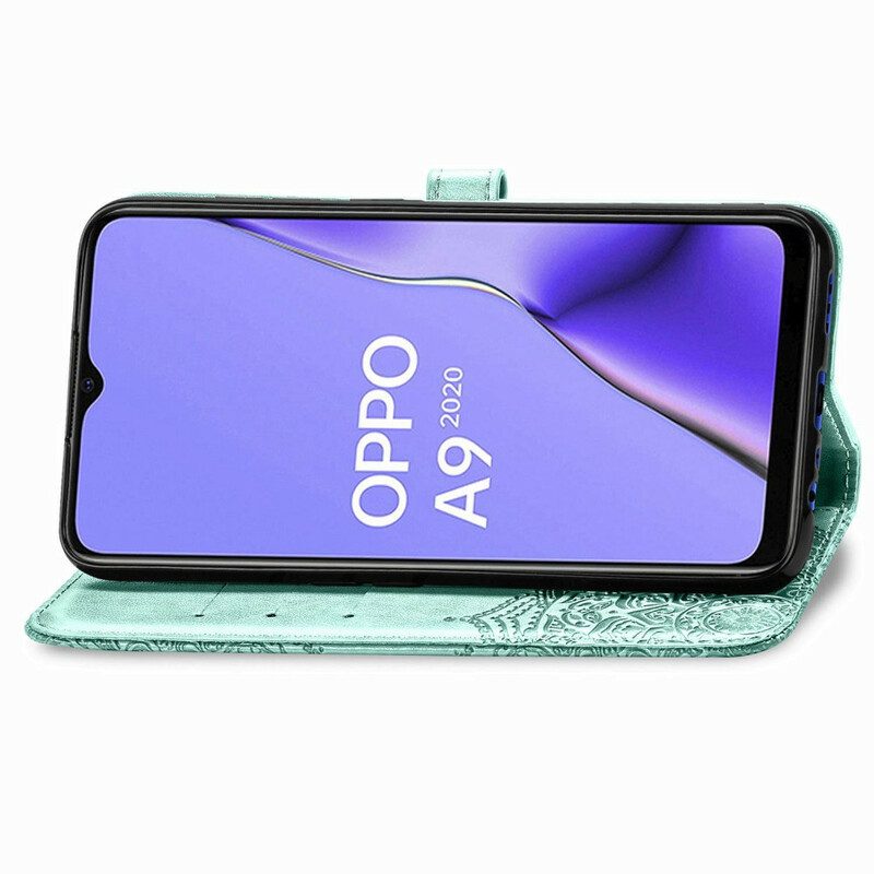 Fodral För Oppo A9 2020 / A5 2020 Medelålders Mandala