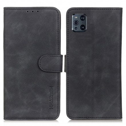 Fodral För Oppo Find X3 / X3 Pro Matt Vintage Lädereffekt Khazneh